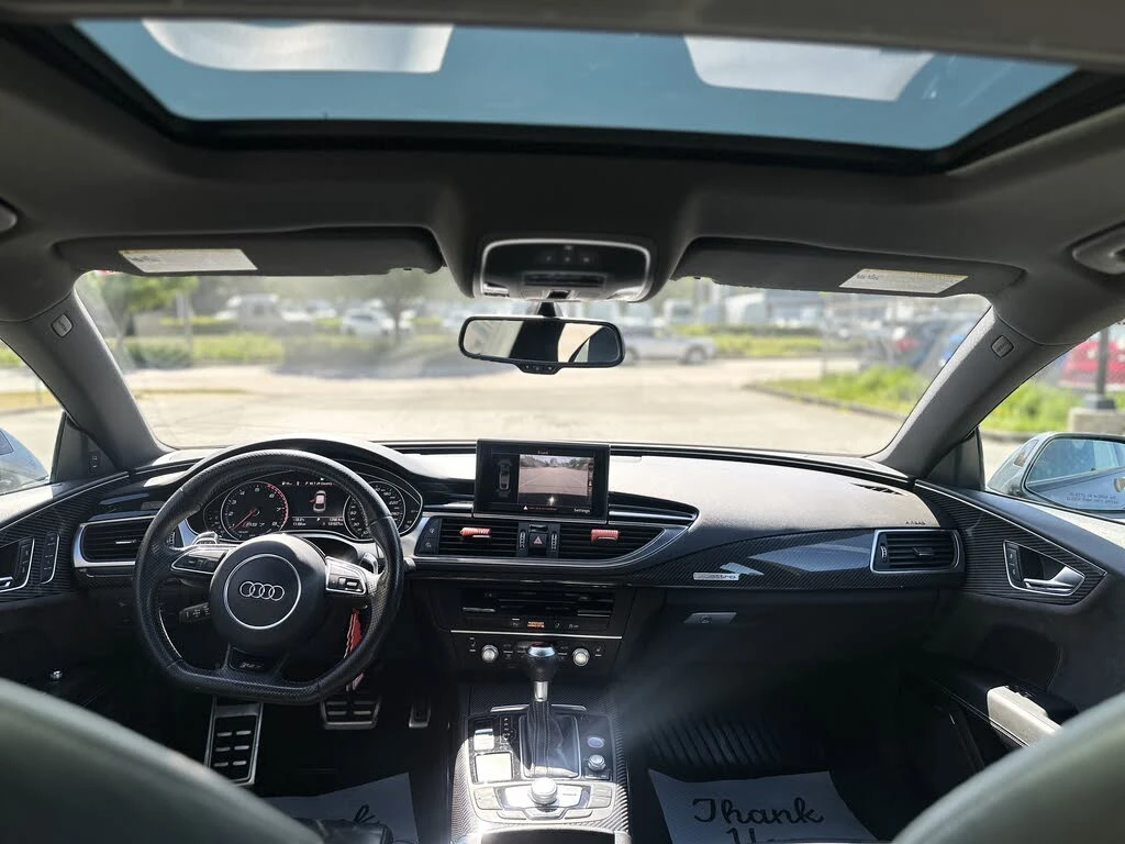 Audi Rs7 4.0T* PRESTIGE* CARBON* MATRIX* 360 КАМЕРИ* КЕЙЛЕС, снимка 9 - Автомобили и джипове - 55302295