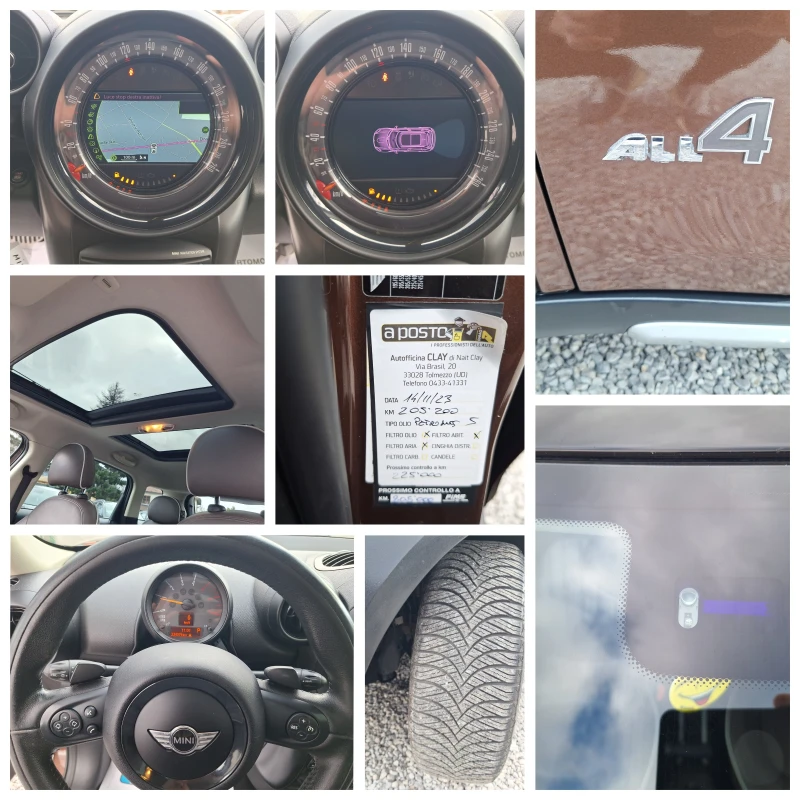 Mini Countryman 2.0 SD ALL4 Koja Navi Panorama!, снимка 14 - Автомобили и джипове - 53439220