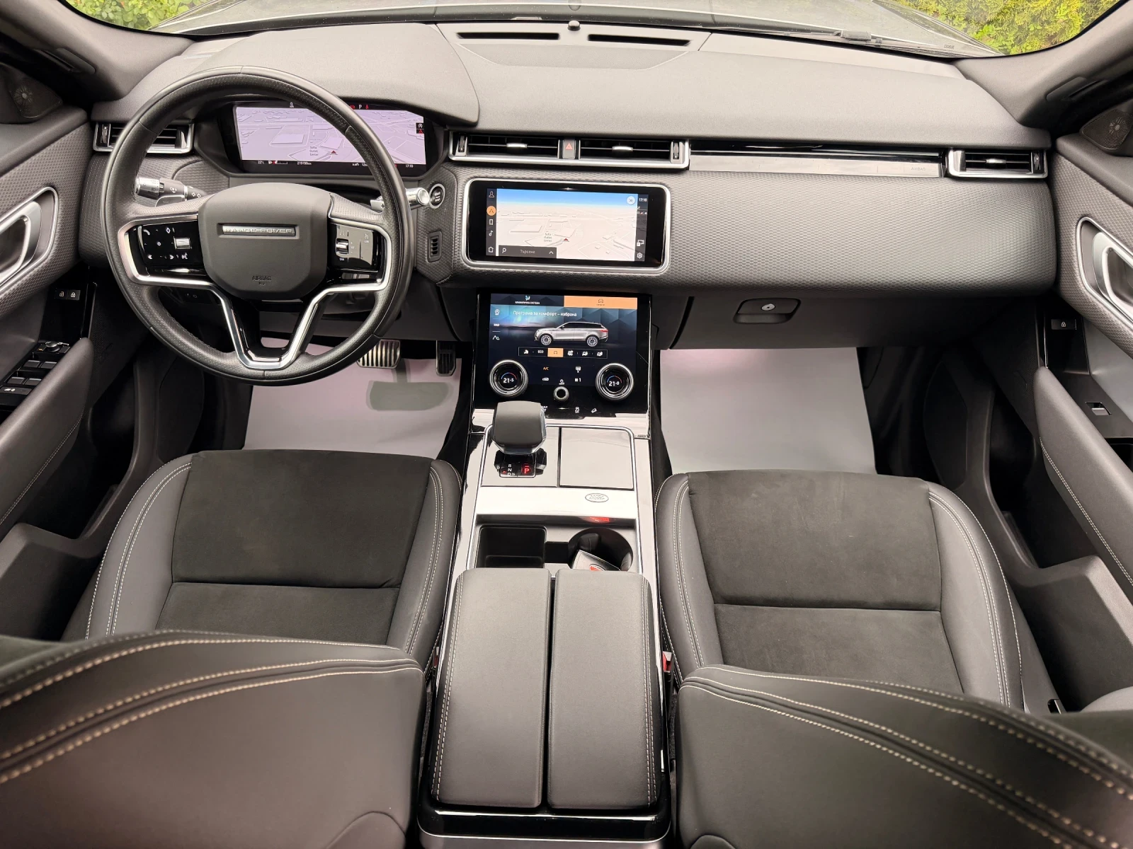 Land Rover Range Rover Velar Facelift-2.0IBRIDO-КОЖА-АЛКАНТАРА-ДИСТРОНИК-KEYLES, снимка 15 - Автомобили и джипове - 54654274