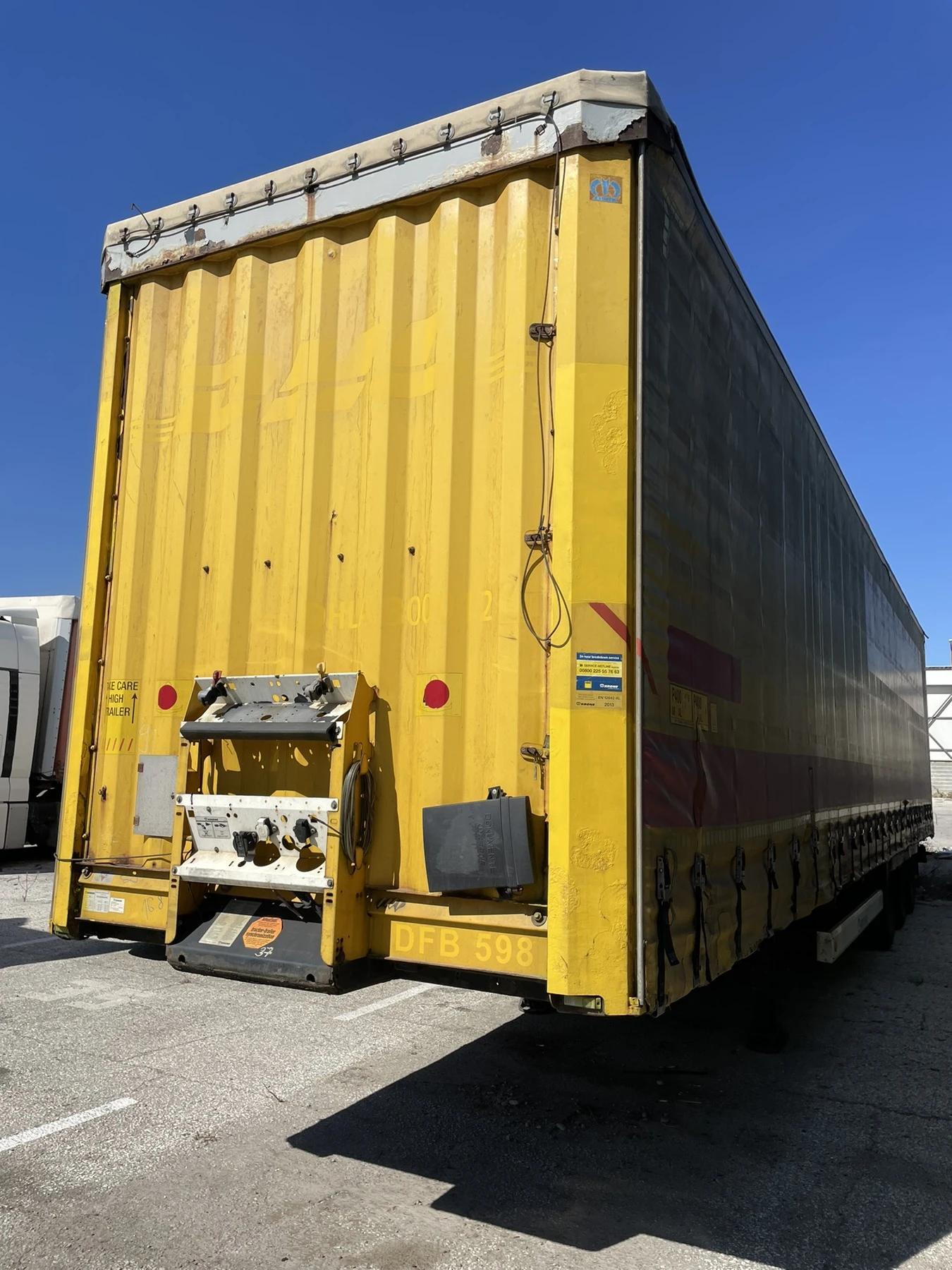 Полуремарке Krone SD  мега, снимка 3 - Ремаркета - 56125430