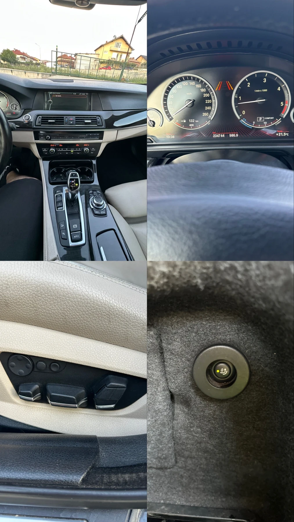 BMW 530 X-drive, Head up, Lane asist, Distronic, EDC, снимка 14 - Автомобили и джипове - 55839140