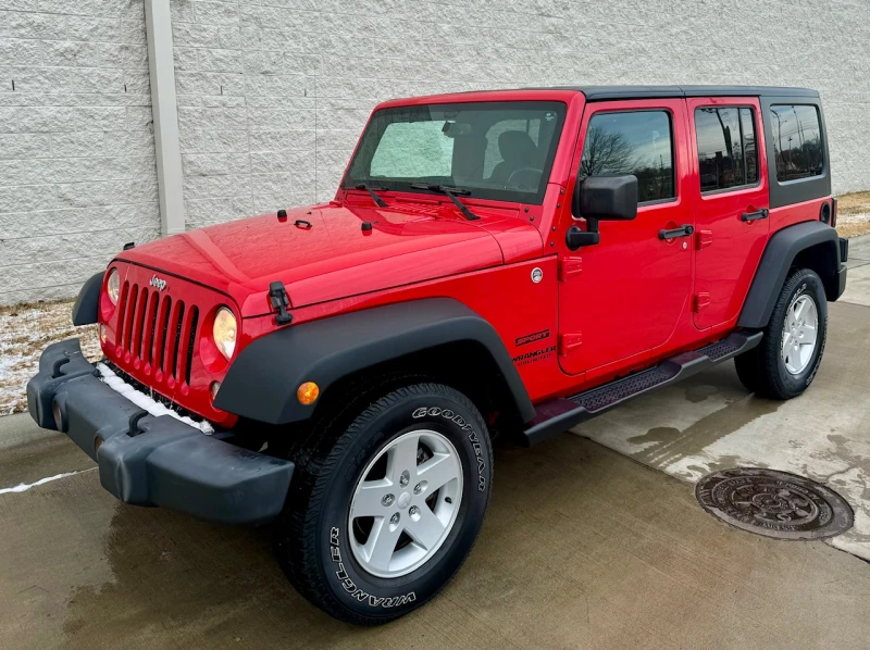 Jeep Wrangler 3.6i Unlimited Sport AWD * Подходящ за Газ , снимка 1 - Автомобили и джипове - 48812405