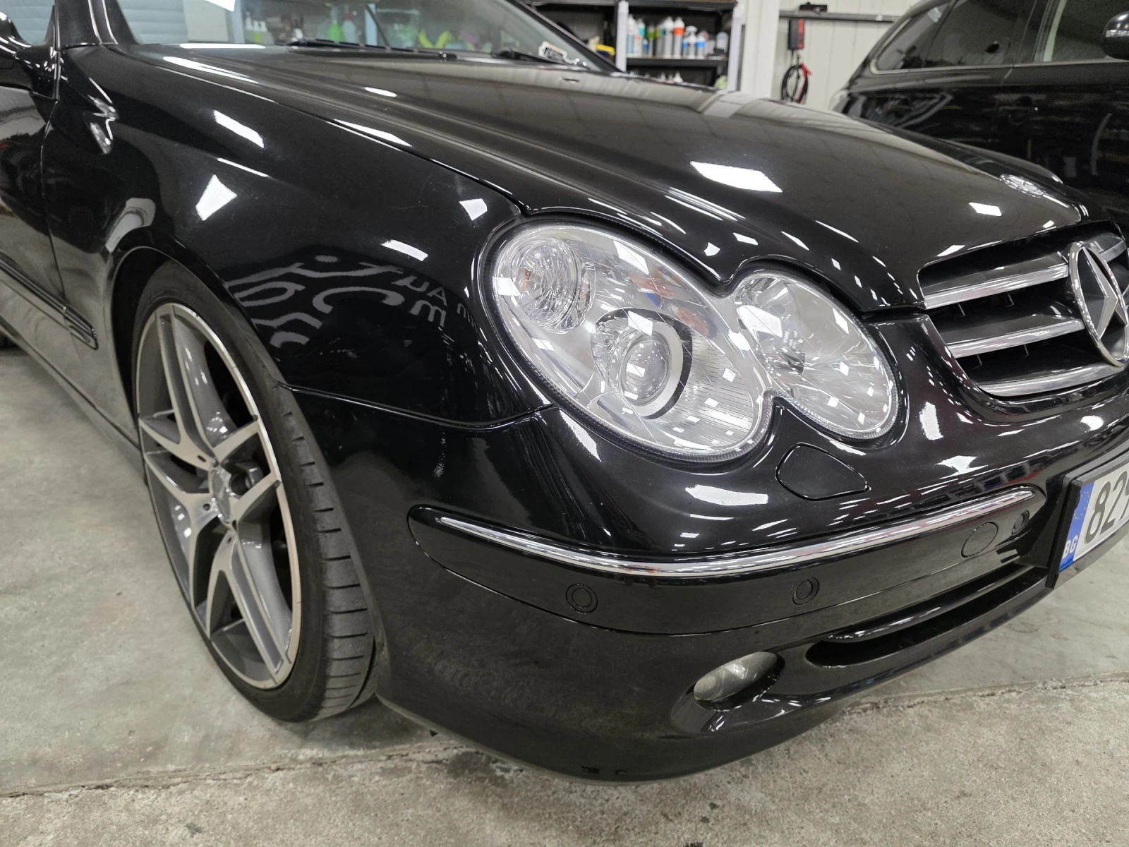 Mercedes-Benz CLK 320 | Avangarde | Cabrio | Напълно обслужен , снимка 14 - Автомобили и джипове - 54386409