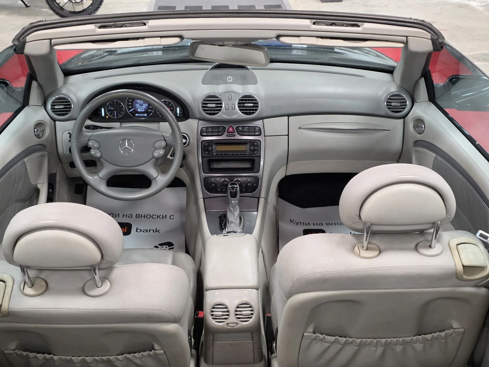 Mercedes-Benz CLK 320 | Avangarde | Cabrio | Напълно обслужен , снимка 6 - Автомобили и джипове - 54386409