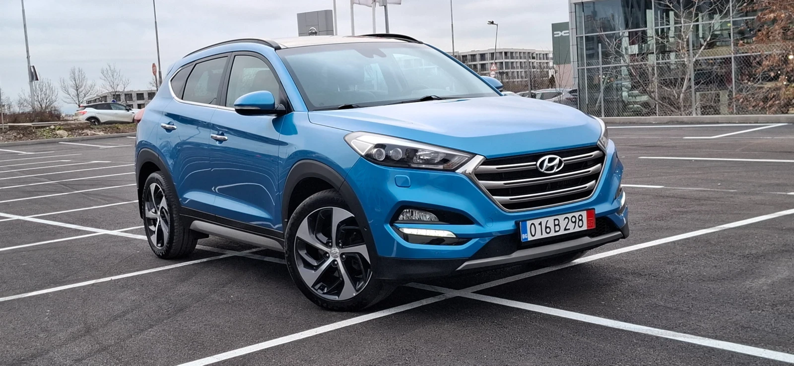 Hyundai Tucson 2.0 crdi Vertex  4х4 Automat Led Panorama, снимка 1