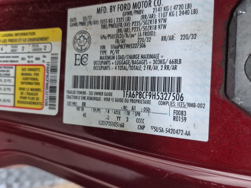 Ford Mustang 5L 8cyl Rear Wheel Drive, снимка 6 - Автомобили и джипове - 53521062