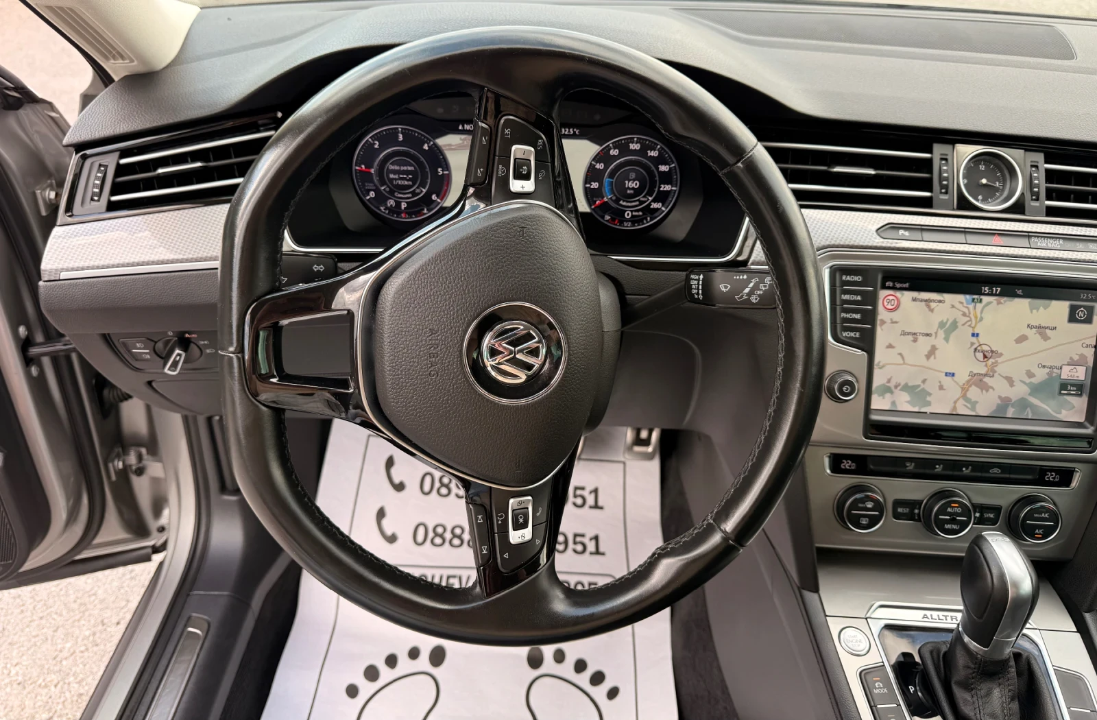 VW Passat 2.0-TDI-190к.с-4х4-ALLTRACK-ДИГИТАЛЕН КМ-182.000км, снимка 12 - Автомобили и джипове - 55610090