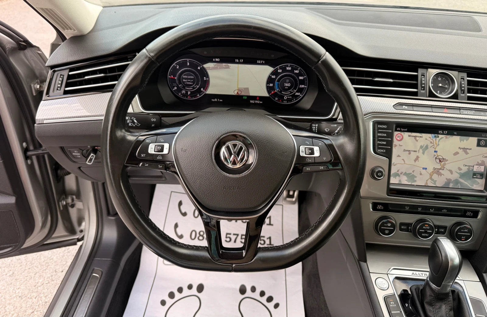 VW Passat 2.0-TDI-190к.с-4х4-ALLTRACK-ДИГИТАЛЕН КМ-182.000км, снимка 8 - Автомобили и джипове - 55610090
