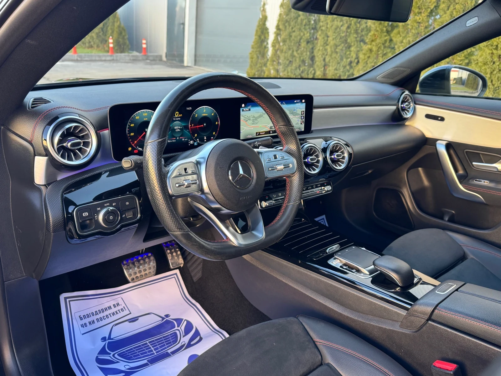 Mercedes-Benz CLA 180d AMG/Shadow line/Регистриран/Обслужен!!!, снимка 10 - Автомобили и джипове - 56058539