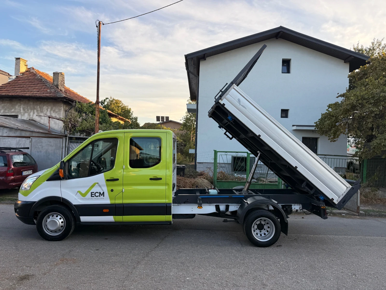 Ford Transit 2.2TDCI 155HP 7МЕСТА ТРИСТРАНЕН САМОСВАЛ, снимка 16 - Бусове и автобуси - 56318337