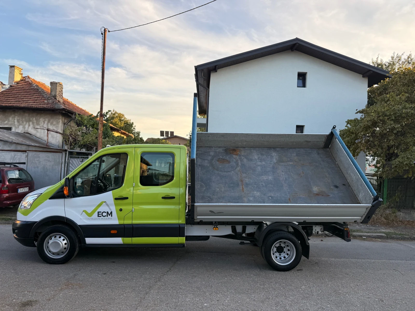 Ford Transit 2.2TDCI 155HP 7МЕСТА ТРИСТРАНЕН САМОСВАЛ, снимка 17 - Бусове и автобуси - 56318337
