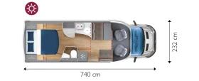 Кемпер Giottiline SIENA 390, снимка 8