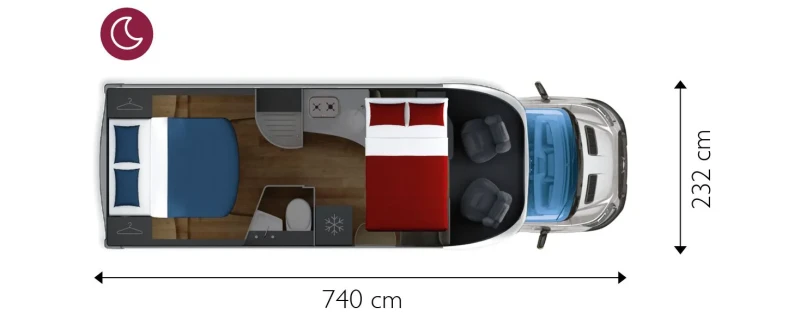 Кемпер Giottiline SIENA 390, снимка 9 - Каравани и кемпери - 49126748