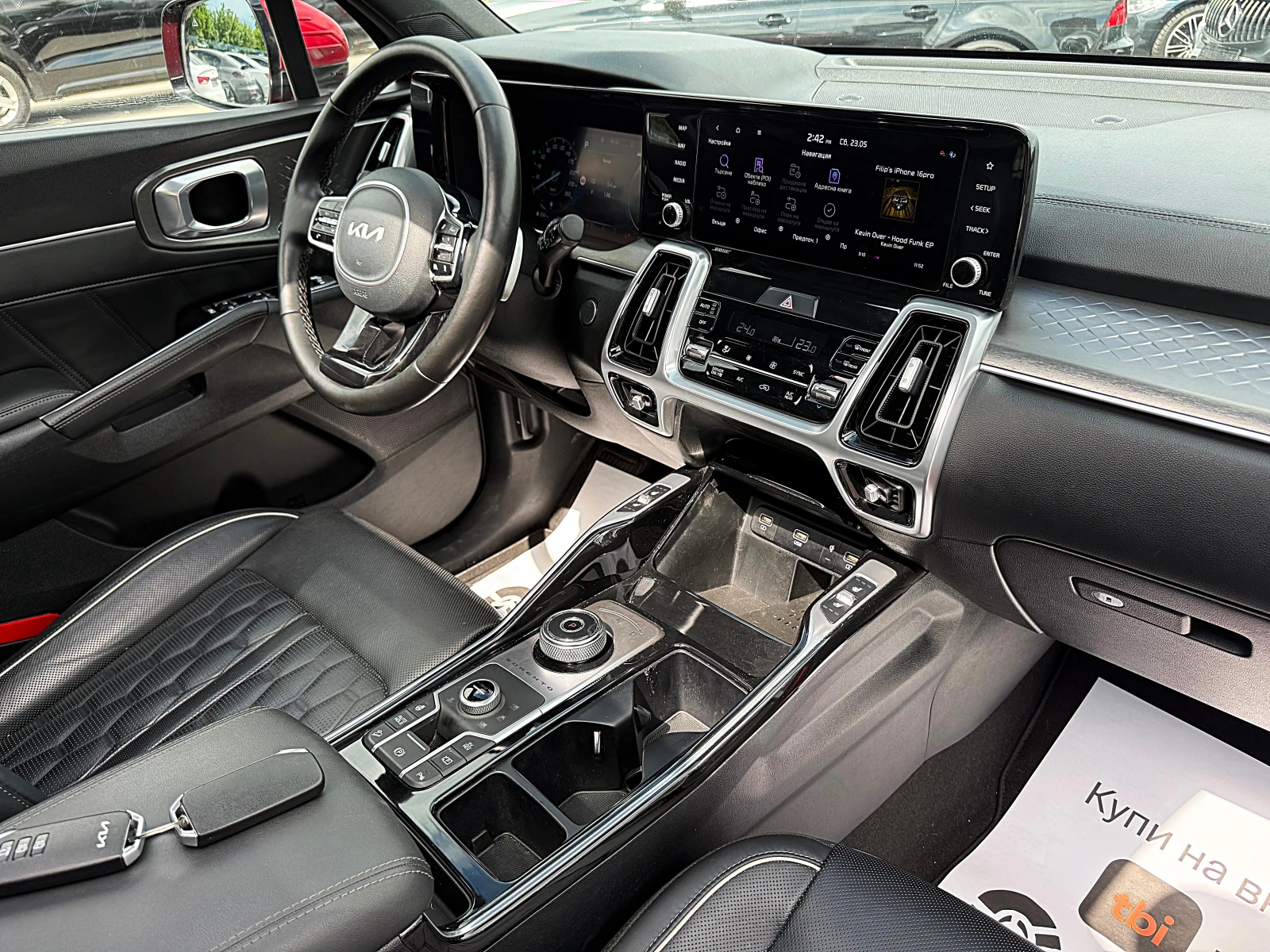 Kia Sorento 4x4-DITRONIK-PANORAMA-BOSE-7MESTA-HEAD UP-FULLL !! | Mobile.bg � ����������� 12