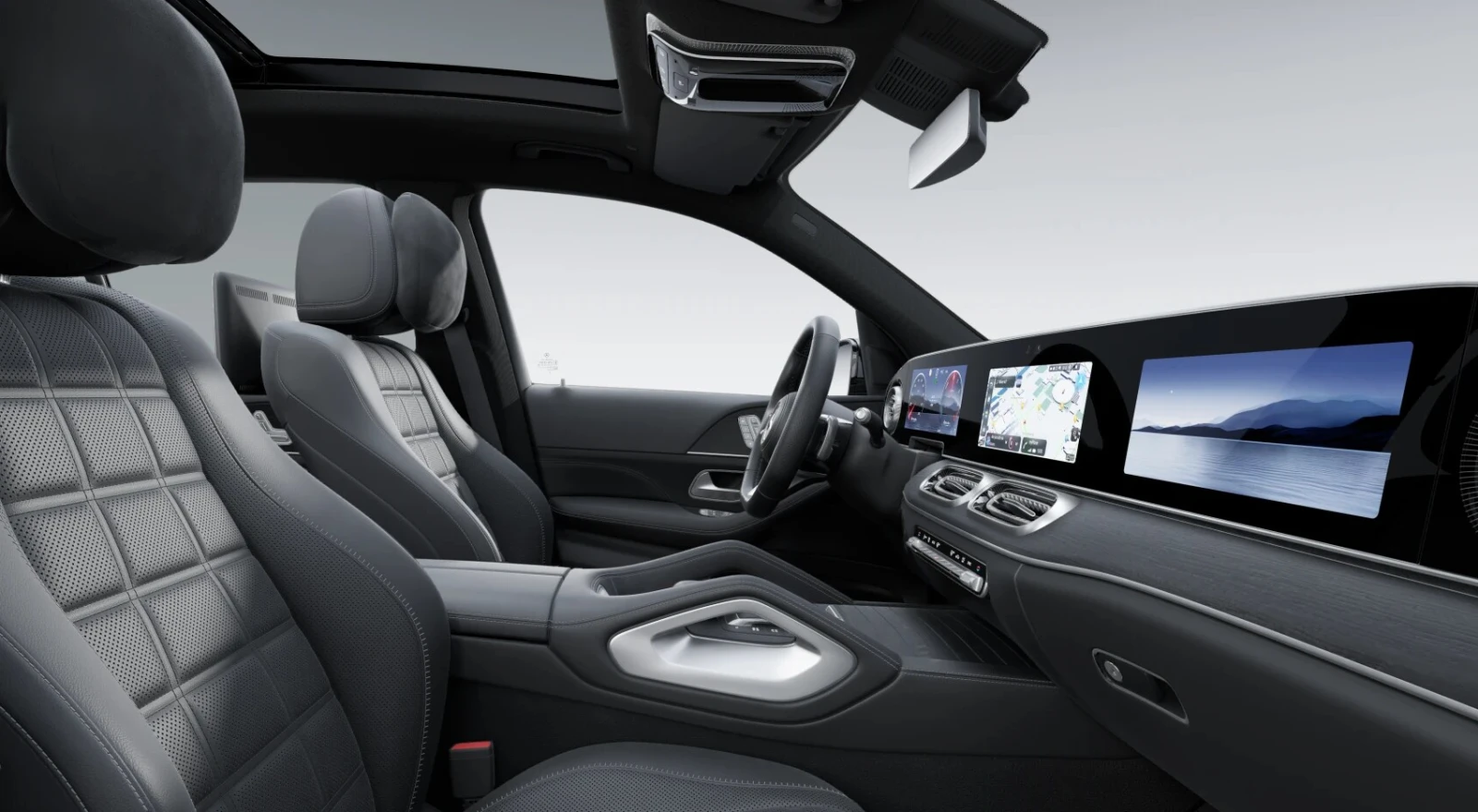 Mercedes-Benz GLS 450 d / NEW MODEL / 4M / AMG / AIR / NIGHT / TV / HUD/, снимка 10 - Автомобили и джипове - 54699325