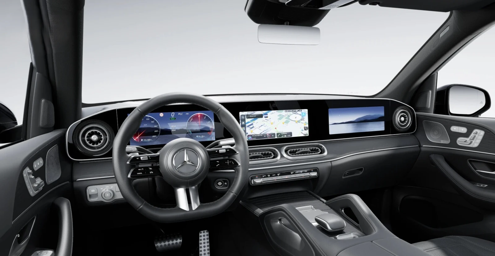 Mercedes-Benz GLS 450 d / NEW MODEL / 4M / AMG / AIR / NIGHT / TV / HUD/, снимка 8 - Автомобили и джипове - 54699325