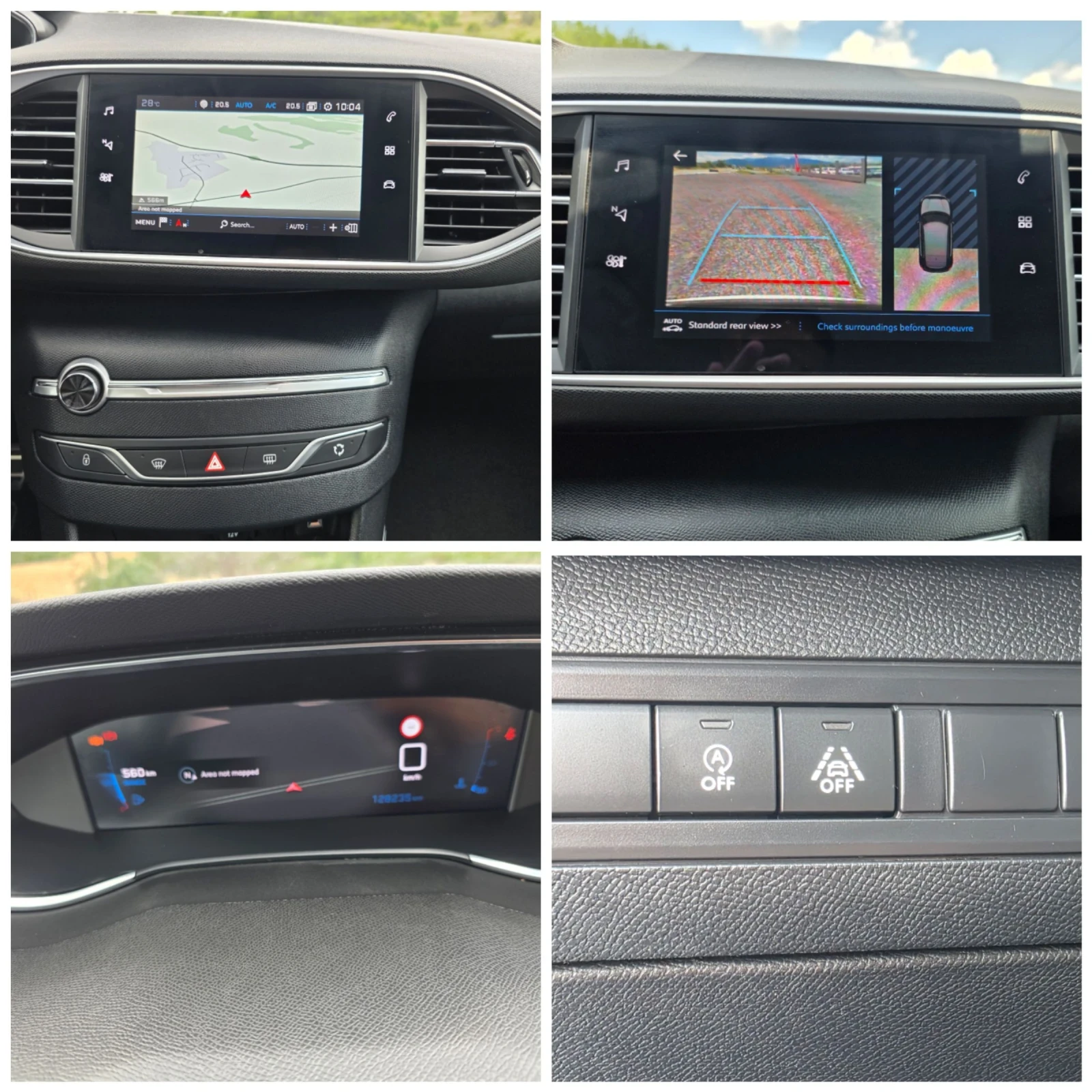 Peugeot 308 Digital 360 Kamera, снимка 16 - Автомобили и джипове - 55261643