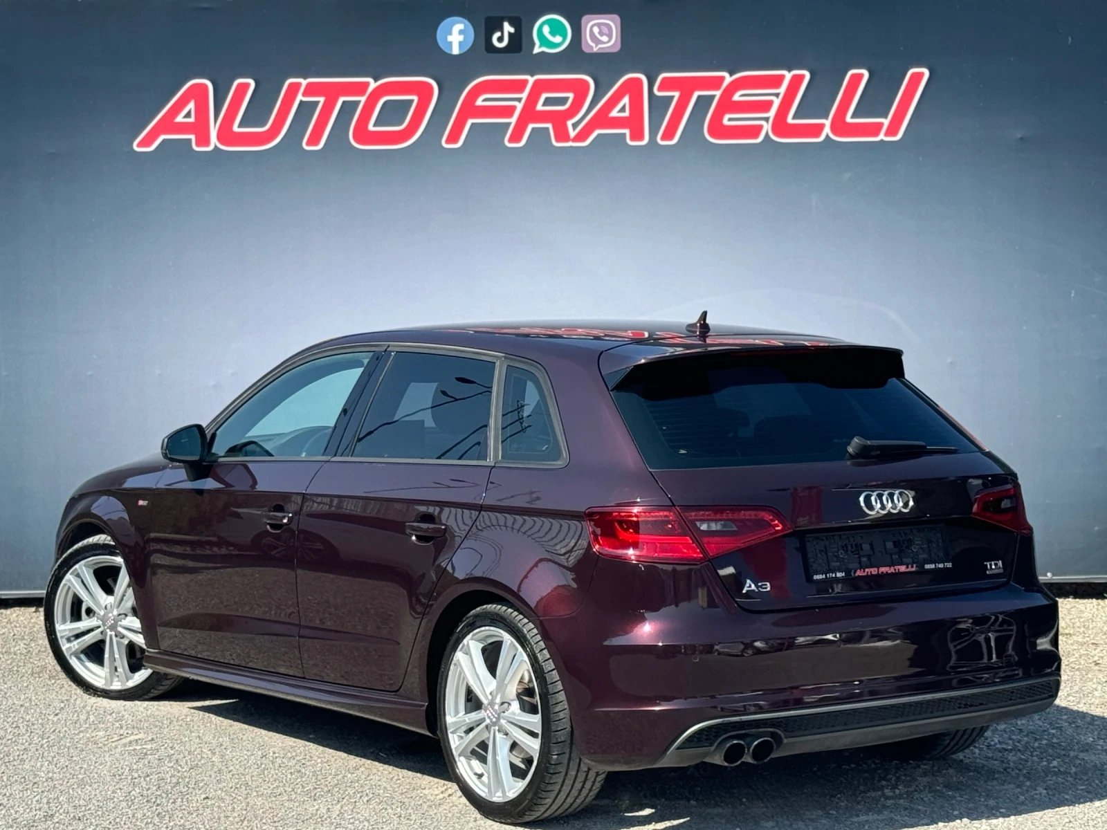 Audi A3 2.0TDI 3xS line quattro* ЛИЗИНГ* БАРТЕР, снимка 5 - Автомобили и джипове - 55624461