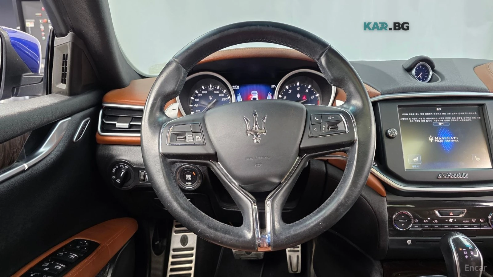 Maserati Ghibli КОЖА* ПОДГРЕВ* ПАНОРАМА* НАВИ* КАМЕРА* , снимка 13 - Автомобили и джипове - 55897952