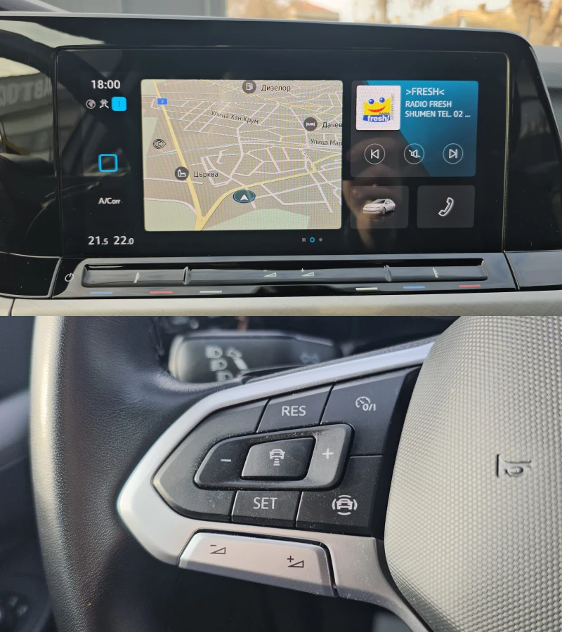 VW Golf 2.0TDi 7DSG IT-ДИСТРОНИК-ТОП СЪСТ.-ЛИЗИНГ-ГАРАНЦИЯ, снимка 11 - Автомобили и джипове - 52652638