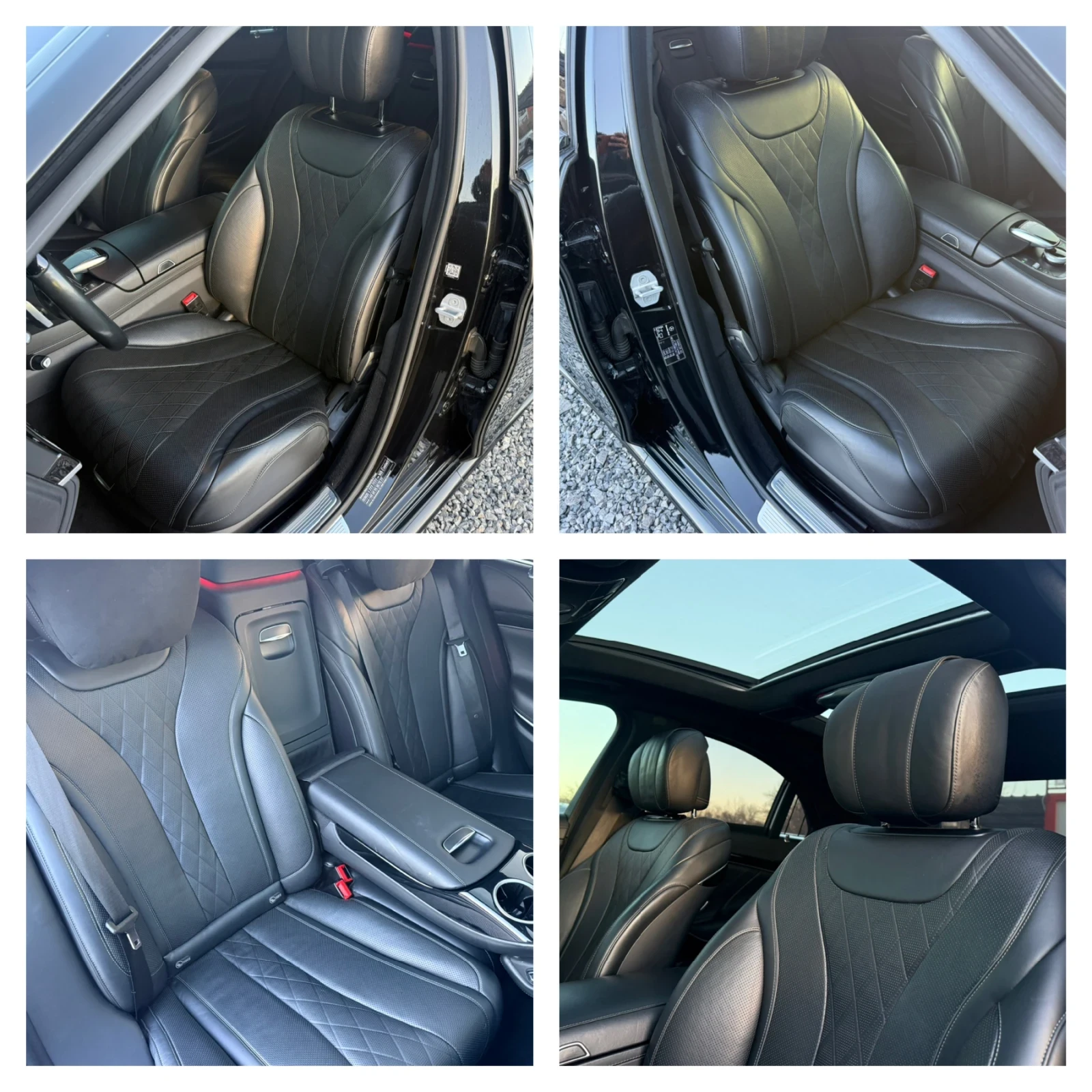 Mercedes-Benz S 500 4MATIC/designo/360/Burmester/Full Led/Панорама/EU6, снимка 13 - Автомобили и джипове - 53803204