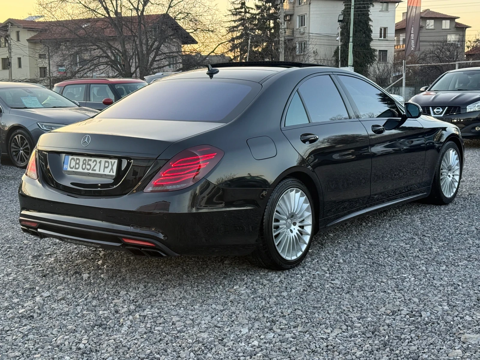 Mercedes-Benz S 500 4MATIC/designo/360/Burmester/Full Led/Панорама/EU6, снимка 7 - Автомобили и джипове - 53803204
