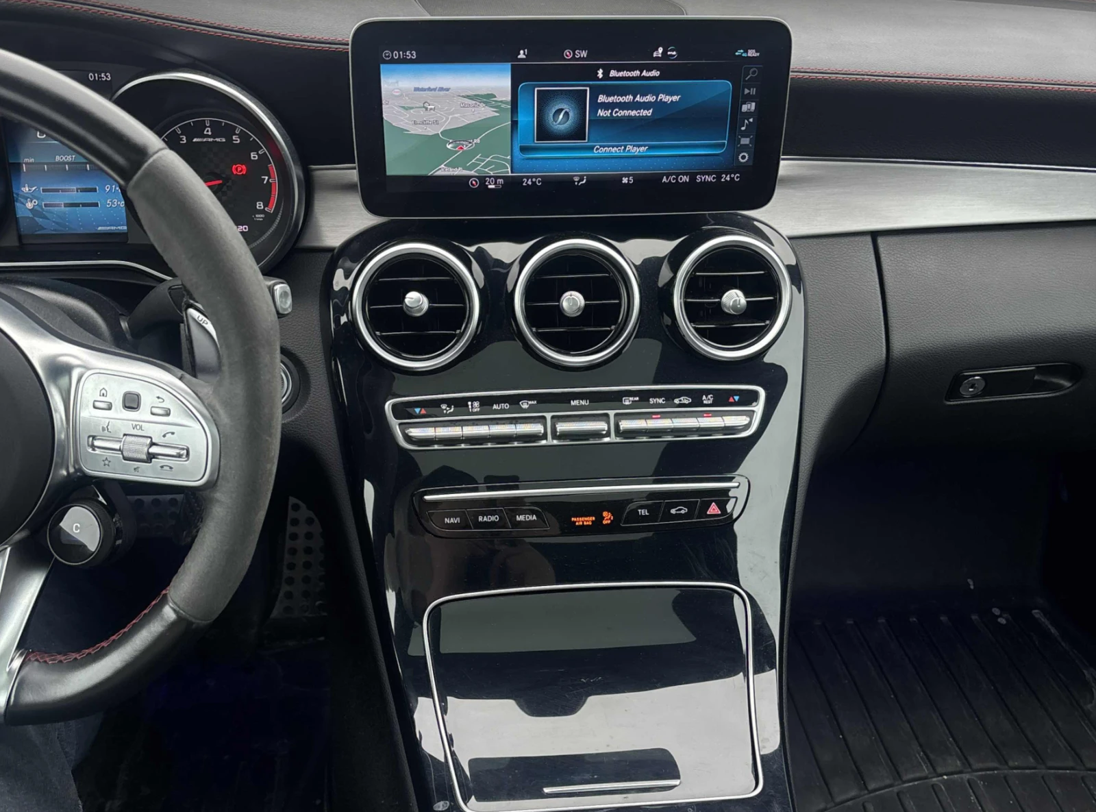 Mercedes-Benz C 43 AMG КОжа* Подгрев* Обдухване* Кейлес* Blind Sp, снимка 8 - Автомобили и джипове - 53880782