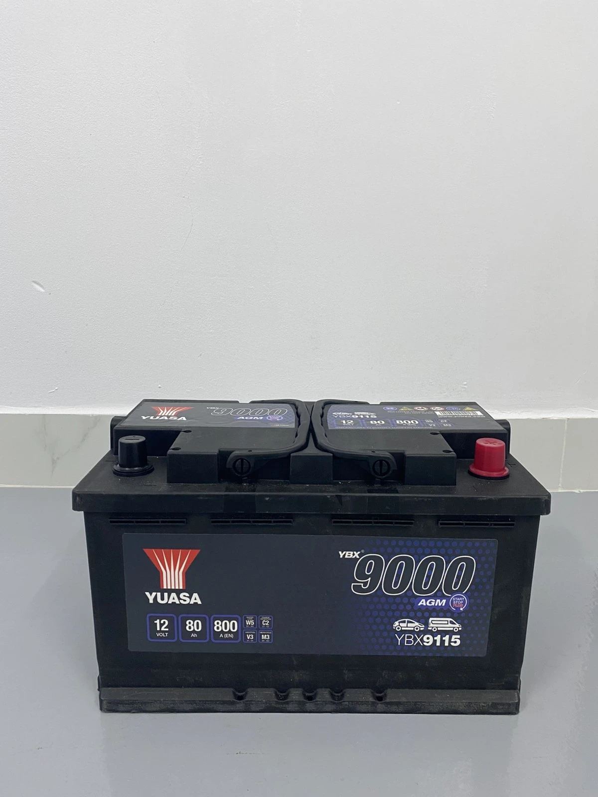 �������� ���������� YUASA 9000  YBX9115  AGM 80AH  800A R+ | Mobile.bg � ����������� 4