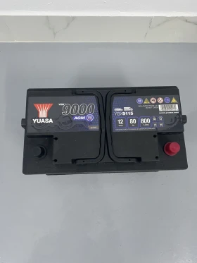 ����� �� �������� �� �������� ���������� YUASA 9000  YBX9115  AGM 80AH  800A R+
