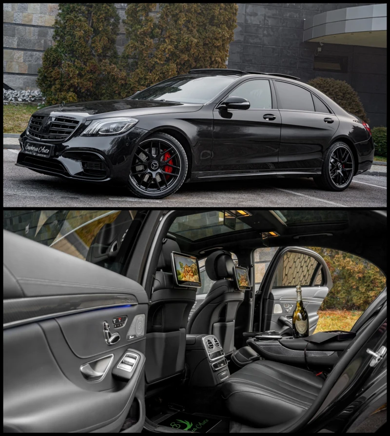 Mercedes-Benz S 350 d* 4MATIC* AMG* LONG* BLACK SERIES* PANORAMA* 3XTV, снимка 1 - Автомобили и джипове - 48919808