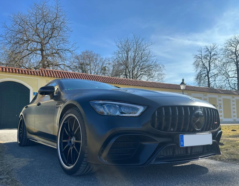 Mercedes-Benz GT 63S SATIN BLACK ТОП СЪСТОЯНИЕ, снимка 2 - Автомобили и джипове - 49473218