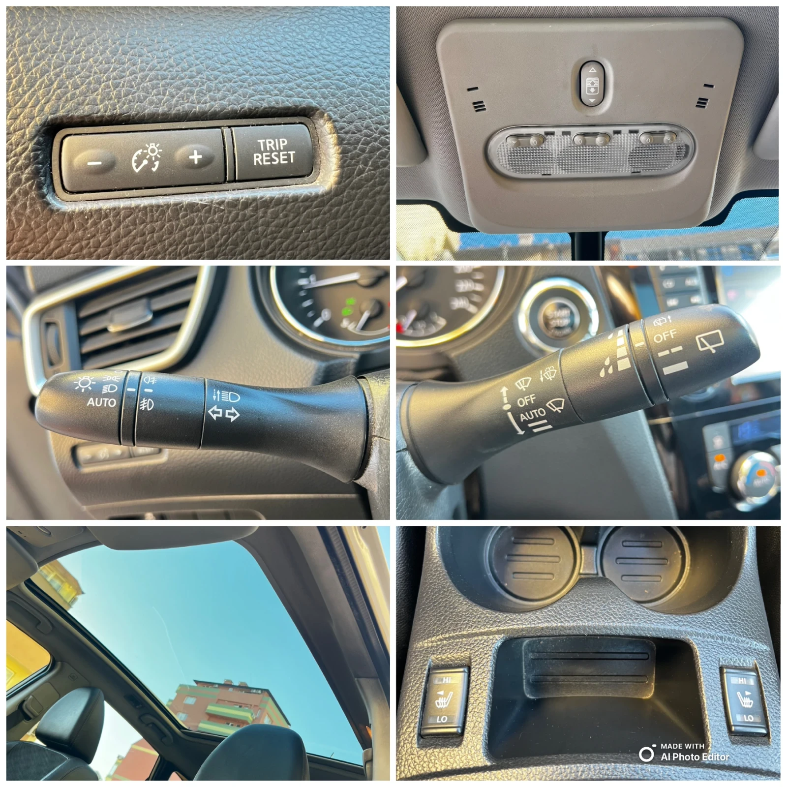 Nissan Qashqai 1.6 dCi Pure Drive Tekna | Панорама | 360  камери , снимка 14 - Автомобили и джипове - 55014737