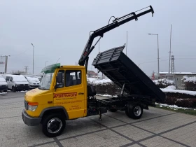 Mercedes-Benz Vario 815d Самосвал + кран Hiab 035-2 3.70м., снимка 3