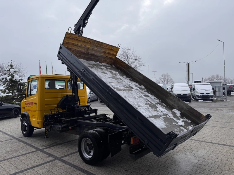 Mercedes-Benz Vario 815d Самосвал + кран Hiab 035-2 3.70м., снимка 7 - Бусове и автобуси - 48693535