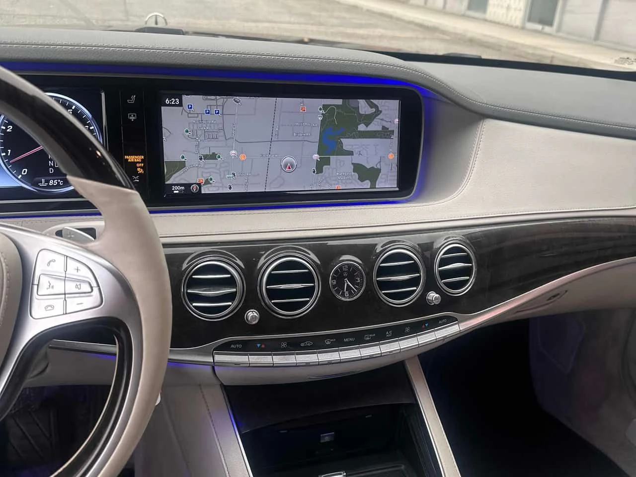 Mercedes-Benz S 550 4MATIC * ВЪЗДУШНО ОКАЧВАНЕ* ПАНОРАМА* АМБИЕНТНО*  , снимка 9 - Автомобили и джипове - 55308445