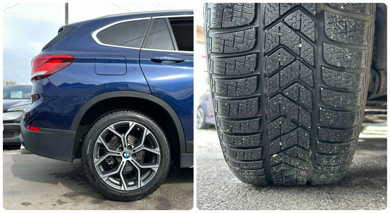 BMW X1 2.0D 150HP EURO6D НАВИ КОЖА ЛЕД АВТОМАТ, снимка 17 - Автомобили и джипове - 51125104