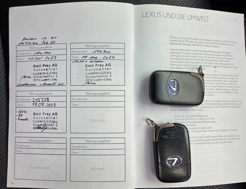 Lexus RX 450h RX450h F-sport Facelift Navi HUD ШВЕЙЦАРИЯ , снимка 14 - Автомобили и джипове - 52452896