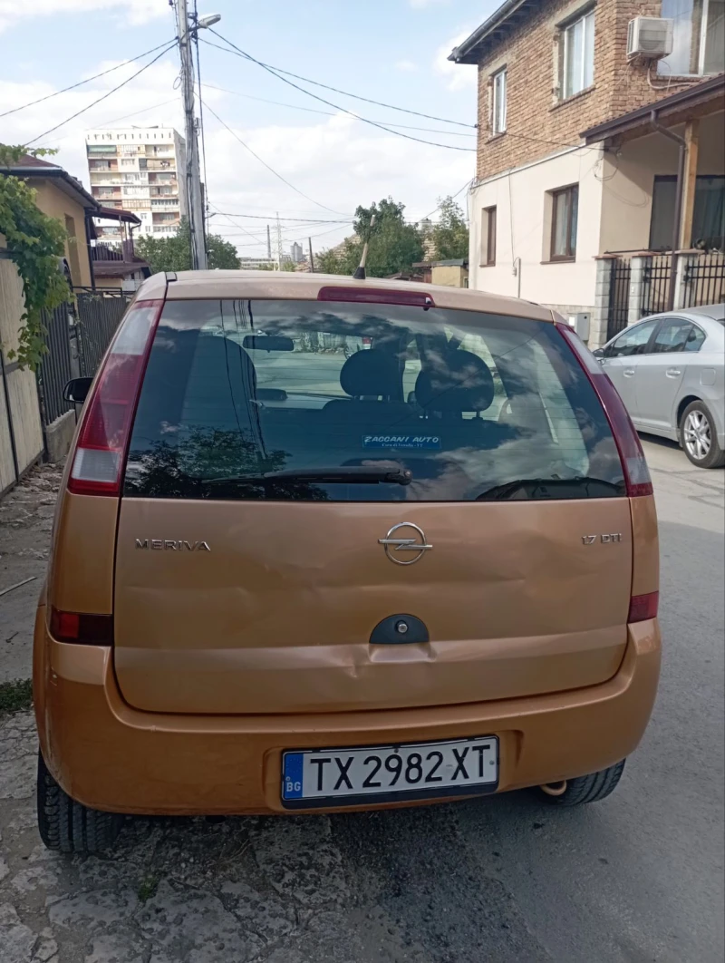 Opel Meriva 1.7D, снимка 4 - Автомобили и джипове - 52242733