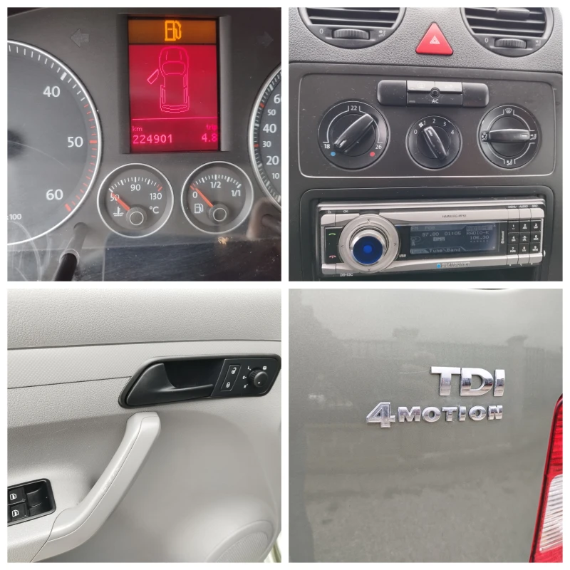 VW Caddy 1.9 tdi 4x4 6+ 1, снимка 17 - Автомобили и джипове - 52076798