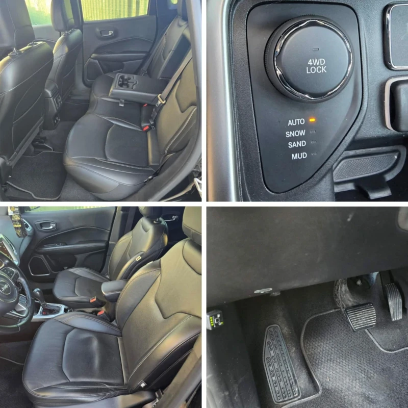Jeep Compass 2, 4-газ/бензин, 182кс, автоматик, 4х4, камера, an, снимка 9 - Автомобили и джипове - 52915173