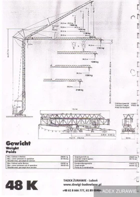 Кулокранове Liebherr 48K, снимка 2