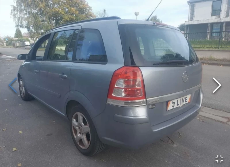 Opel Zafira 1.9cdti 7 места, снимка 3 - Автомобили и джипове - 47595222