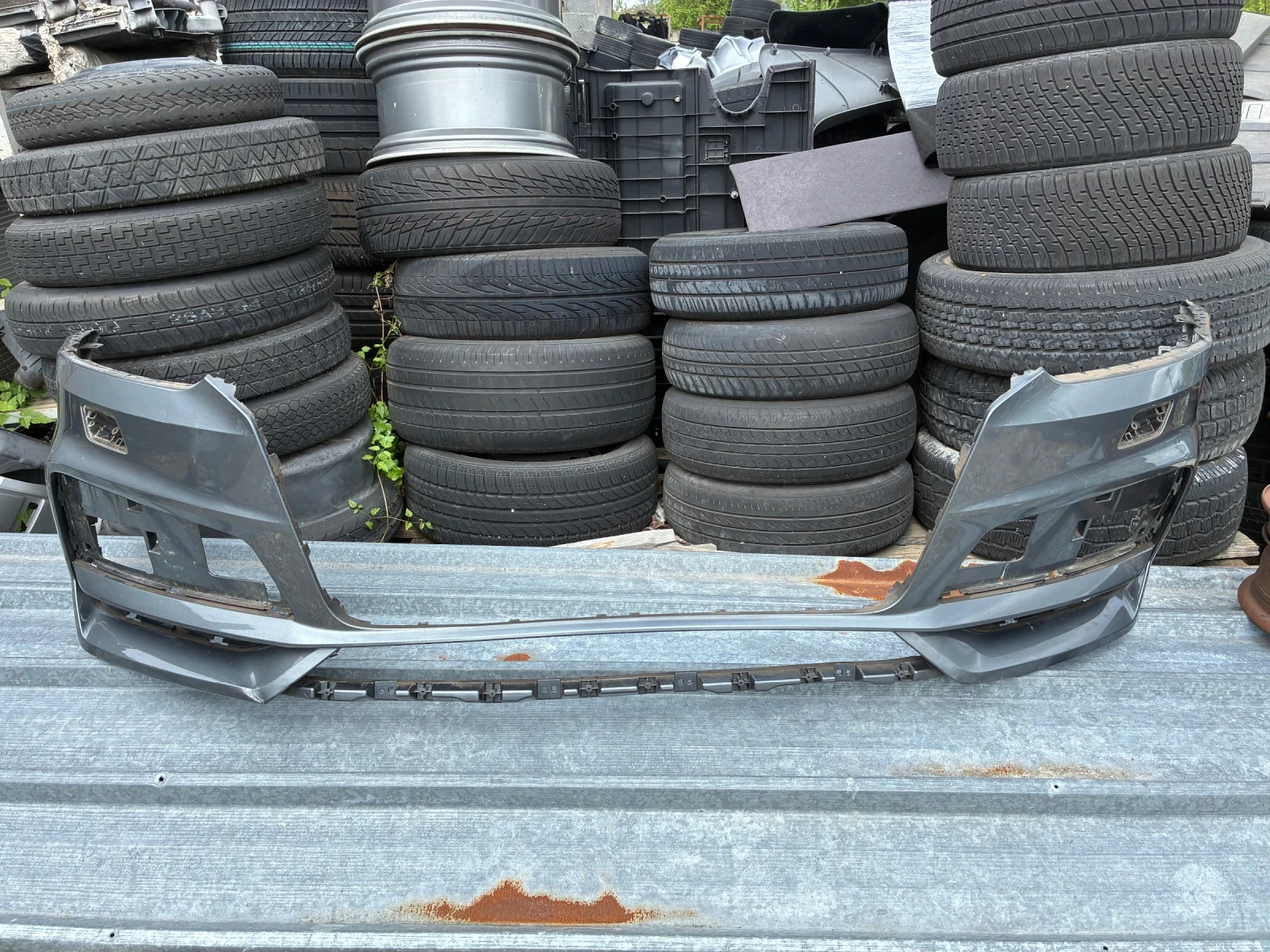 Предна броня Audi Q3 S-Line. 14-18г. 8U0807437. Оригинална. 