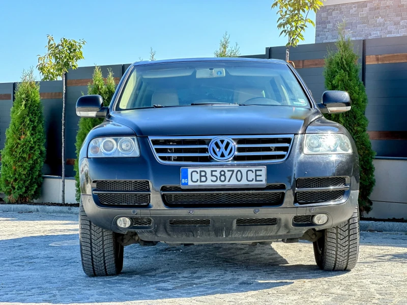 VW Touareg 3.0TDI* 224hp* ПОДГРЕВ* КОЖА* ЛИЗИНГ* БАРТЕР* , снимка 3 - Автомобили и джипове - 47278467