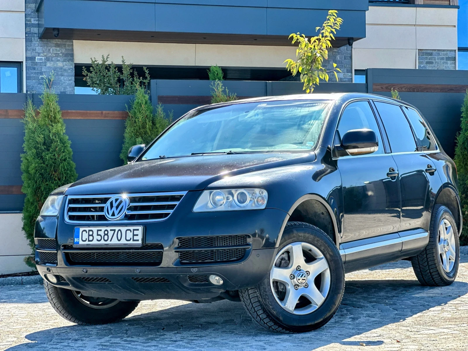 VW Touareg 3.0TDI* 224hp* ПОДГРЕВ* КОЖА* ЛИЗИНГ* БАРТЕР*  - [1] 