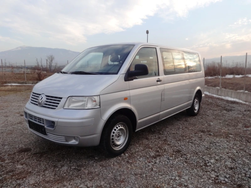 VW T5 9МЕСТА С  КЛИМАТИК, снимка 1 - Бусове и автобуси - 48799573