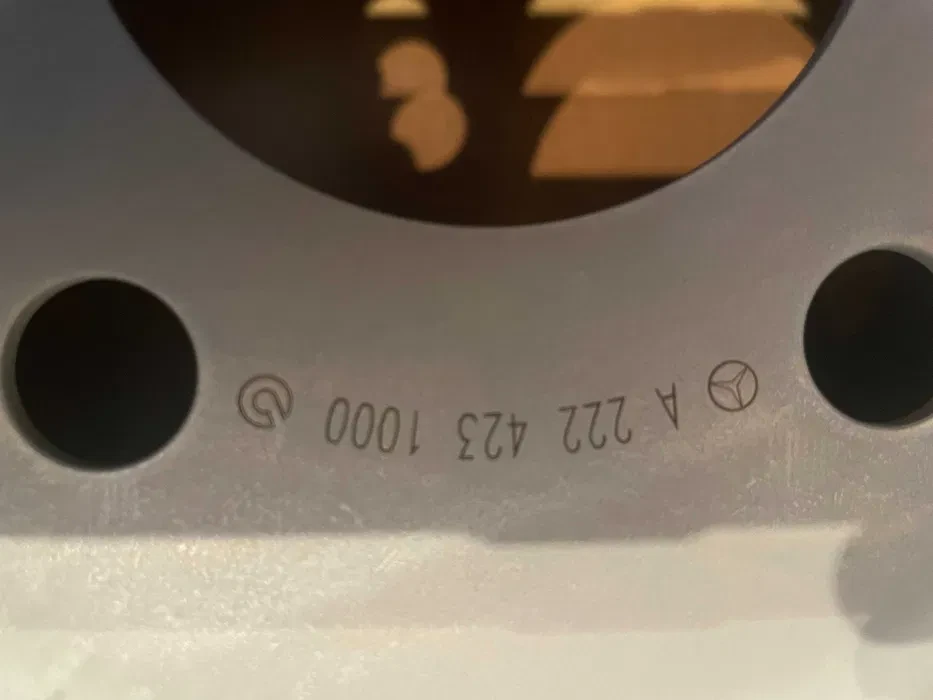 W222 спирачни дискове 4 бр. оригинални чисто нови, снимка 6 - Части - 54171750