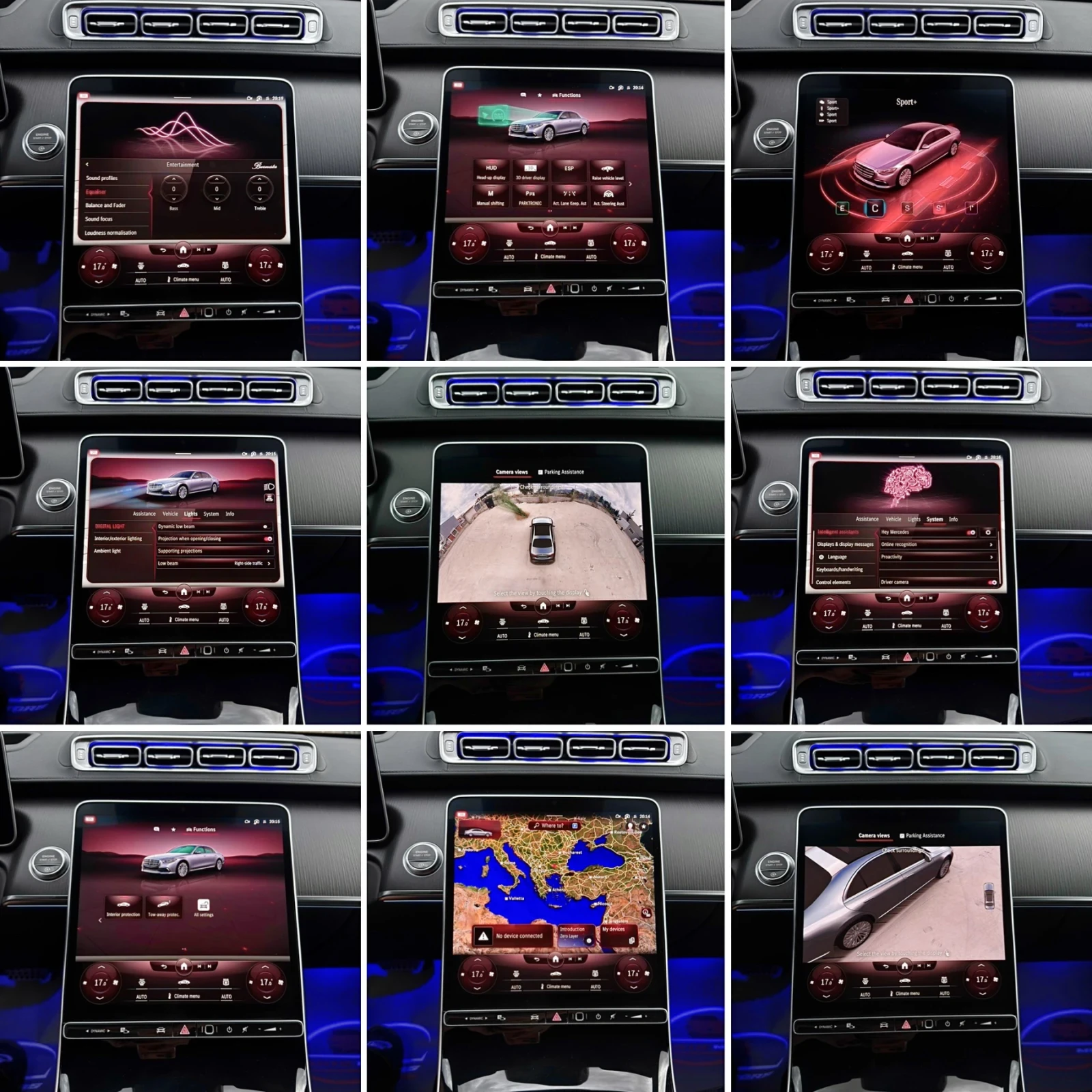 Mercedes-Benz S 350 BRABUS/ PANO/ 3xTV/ 360 CAM/ 4MATIC+ / 3D BURMESTE, снимка 17 - Автомобили и джипове - 55435545