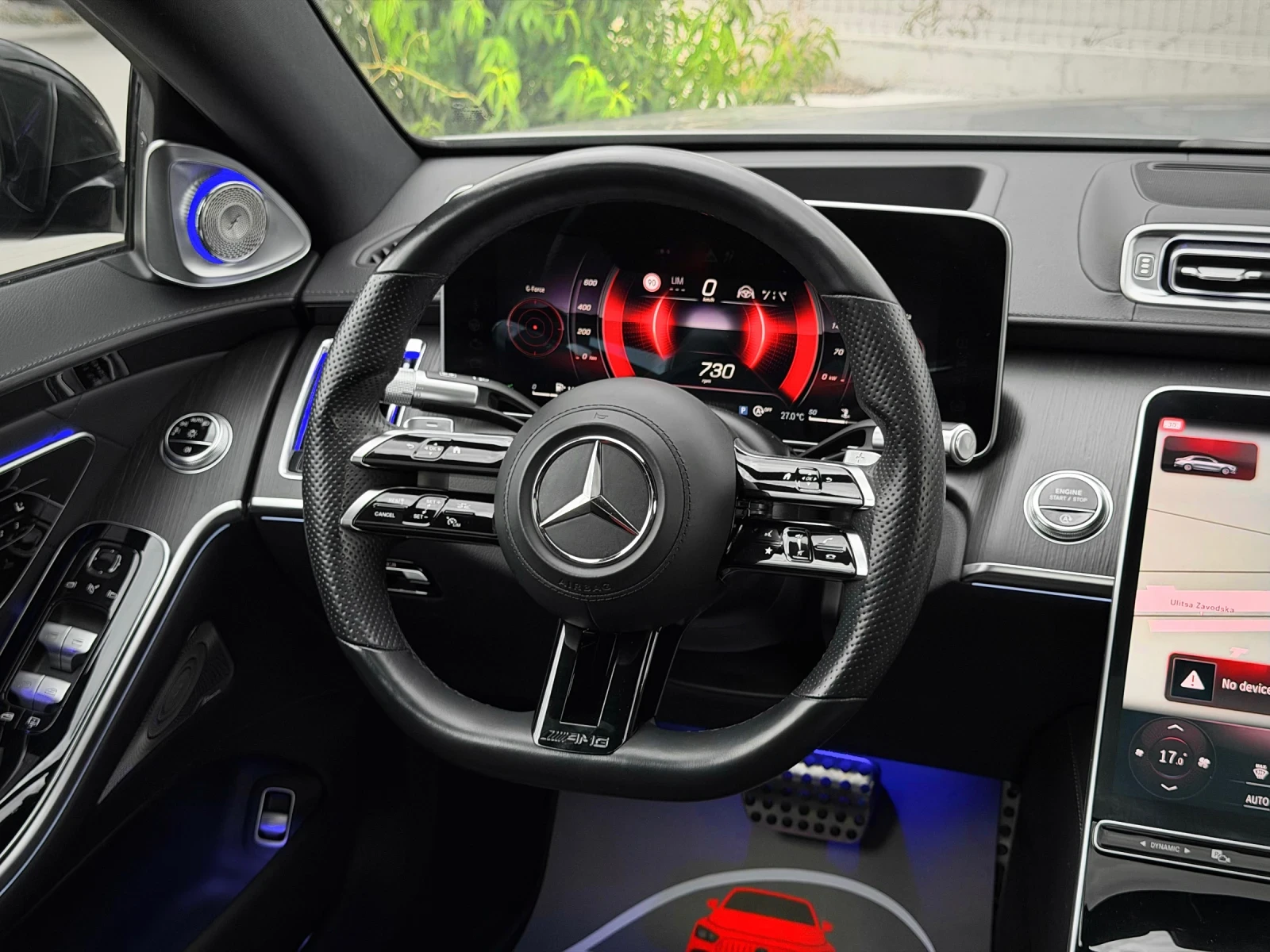 Mercedes-Benz S 350 BRABUS/ PANO/ 3xTV/ 360 CAM/ 4MATIC+ / 3D BURMESTE, снимка 8 - Автомобили и джипове - 55435545