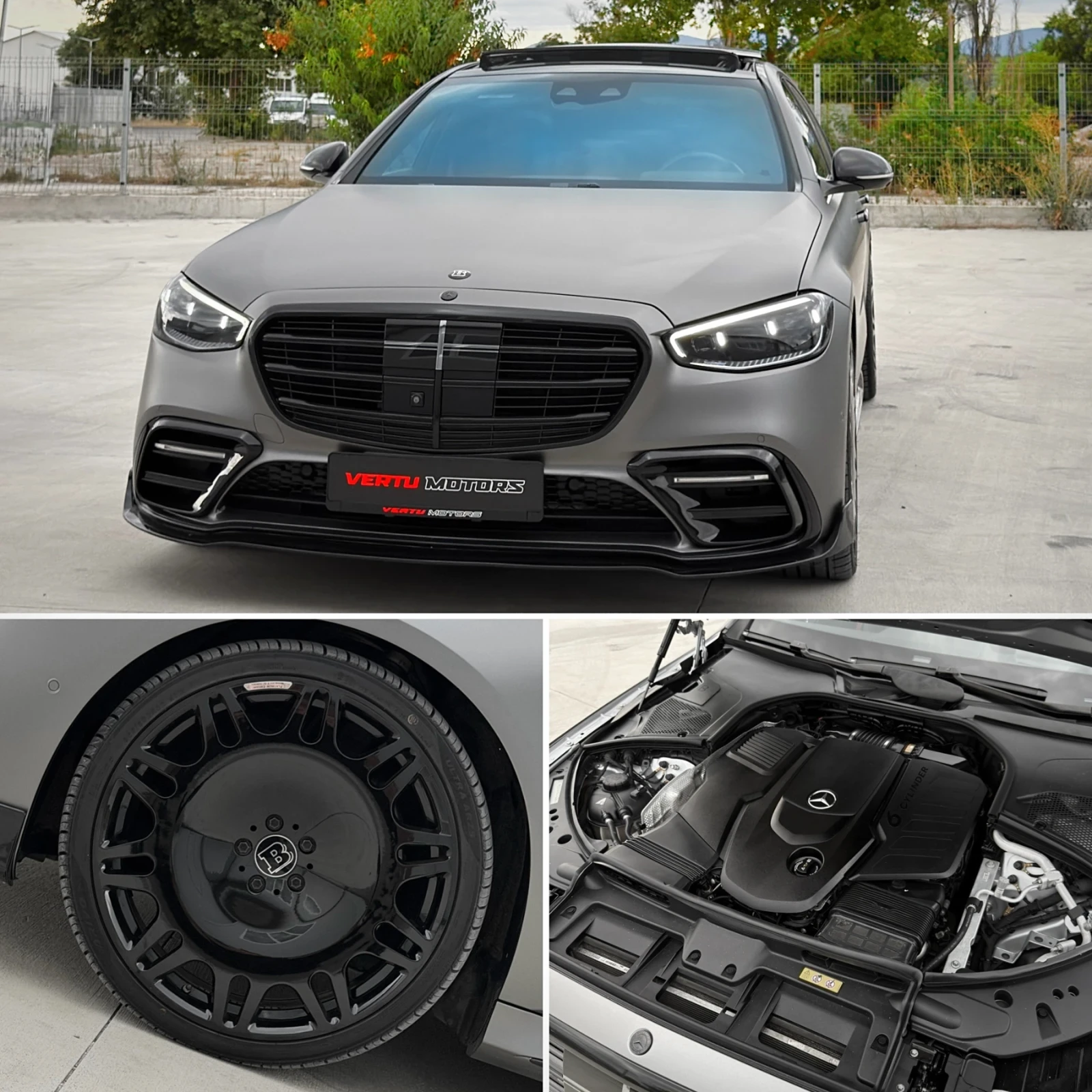 Mercedes-Benz S 350 BRABUS/ PANO/ 3xTV/ 360 CAM/ 4MATIC+ / 3D BURMESTE, снимка 14 - Автомобили и джипове - 55435545